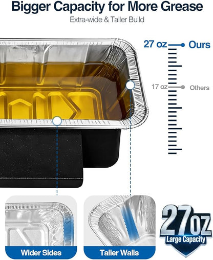 Blackstone Grease Cup, Grease Catcher, Drip Pan with 20 Pack Grease Cup Liners for Old 28 and 36 inch Blackstone Griddle