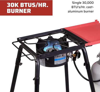 Camp Chef Camp Chef Pro 30 Single Stove - 1-Burner Camp Stove - Ultra Portable Gas Stove for Outdoor & Camping Gear - 231 Sq In Cooking Area