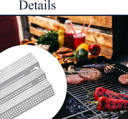 92461 Stainless Steel Heat Plate and Grill Burner Repair Kit Replacement Grill Parts for American Outdoor Grill Gas Grill Models