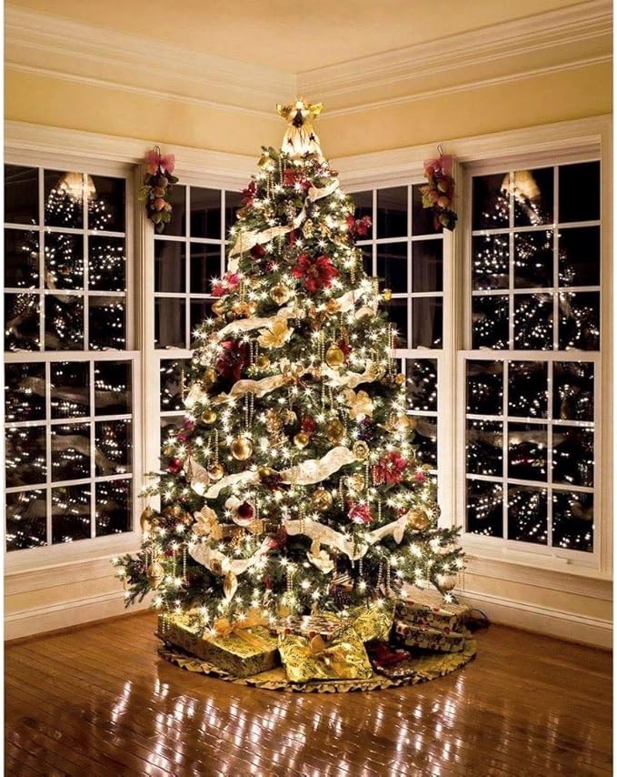 Novelty Lights 50 Feet 100 Bulbs Traditional Incandescent Mini Lights, Clear on Green Wire with 6" Spacing, Commercial Grade and UL Listed for Indoor/Outdoor Use, End-to-End Connectable