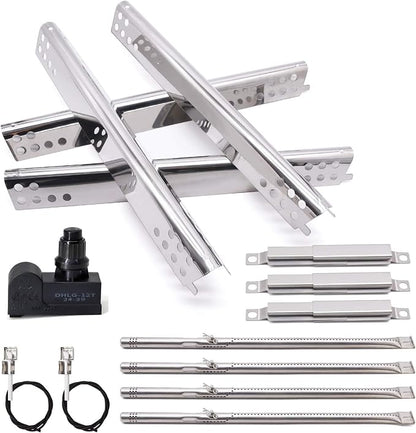 Criditpid Grill Replacement Parts for Charbroil Performance 4 Burner 463342119 463347017 463377319 463376017, Char Broil 463349917 463335517 Replacement Parts, with Spark Generator.