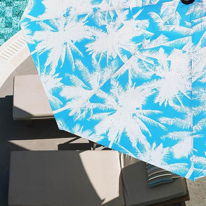 ontheway 11FT Patio Umbrella Enhanced Replacement Canopy Market Table 8 Ribs Umbrella Canopy