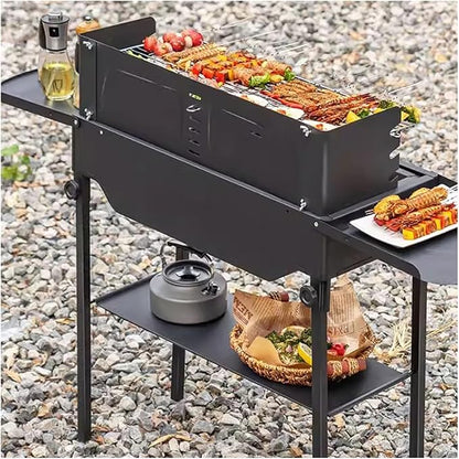 Camping Grill Camping Barbecue Outdoor Charcoal Folding Portable Carbon Grill Barbecue Charcoal Grill