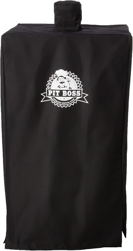 Pit Boss 5-Series Wood Pellet Vertical Smoker Cover, Black & Meat Probes – 2pk