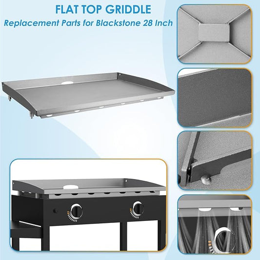 Upgrade 28" Griddle Top for Blackstone 1517 Griddle, Replacement Parts for Blackstone 28 Inch 1517 1853 1605 1856 1839 Flat Top Replacement