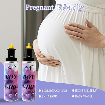 Gender Reveal Fire Extinguisher for Girls – 100% Biodegradable Baby Girl Reveal Party Decorations, Ideal for Exciting Gender Reveal Ideas (2PCS)