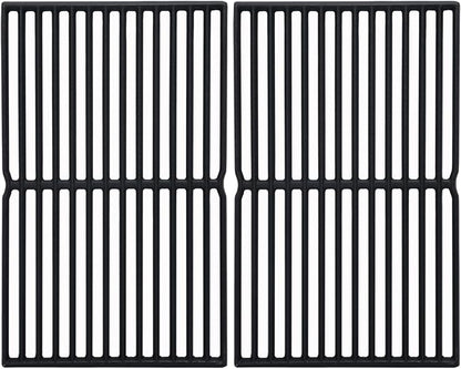 Leship 15 inch Grill Grates Replacement for Weber 7522 Spirit E/S 200 E/S210 Spirit 500 Genesis Silver A, Cast Iron Cooking Grid for 7523 7521 65904 65905 (15 x 11 1/4) 2PCS