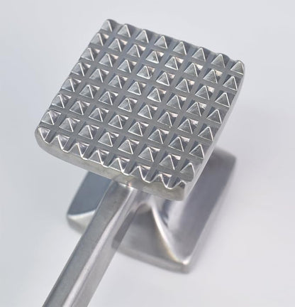 Jim Beam Heavy Duty Construction Meat Tenderizer with Soft Grip Handle, Medium.