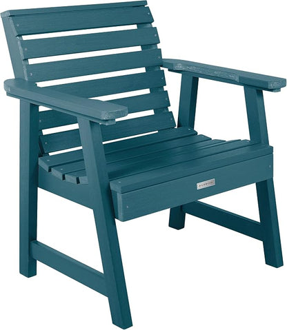 highwood Weatherly 4-Piece Garden Conversation Set, Nantucket Blue