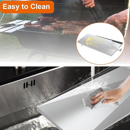 DELSbbq SUB025 Drip Tray for Traeger Grill, Bronson 20 BBQ055 Junior Elite 20 Tailgater 20 Drip Pan Replacement Parts Kit for Traeger Grease Tray TFB29PLB TFB29LZB TFB29LZA