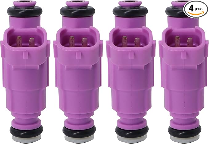 HiSport 35310-37170 Fuel Injectors 4 PCS Compatible with Hyundai 1.6 Accent 2006-2011,Replacement for Kia Rio Rio5 2006-2010 1.6L Performance