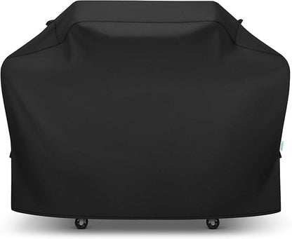 Grill Cover 65 Inch, Waterproof Barbecue Gas BBQ Grill Cover for Weber, Char-Broil, Nexgrill 3-6 Burner Grill, Heavy Duty High Density Material, All Weather Protection, Black