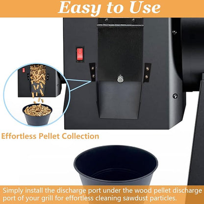 Traeger Pellet Helper Chute - Magnetic Pellet Feeder for Pellet Smoker, Accessories for Ironwood 885, Pro Series 34, Pro 780 Grills