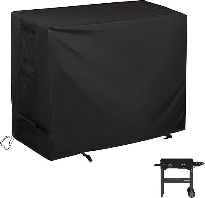 Griddle Cover for Charbroil 28" Performance Series 2-Burner Grill, Flat Top Grill Cover for Charbroil 28in Propane Gas Griddle 463459924 All Weather Protective Cover