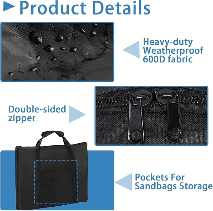 Griddle Cover, Flat Top Griddle Cover Insert Storage Bag(Griddle NOT Include)- Customized Size