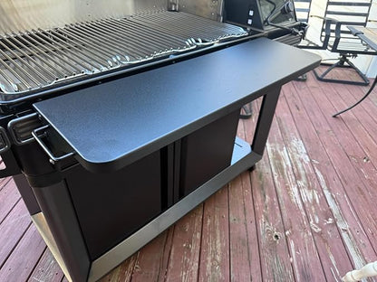 AJinTeby Folding Front Shelf for Traeger Timberline XL and Ironwood XL with Pal Rail System, BAC605 P.A.L. Pop-and-Lock Front Shelf for Traeger Grill