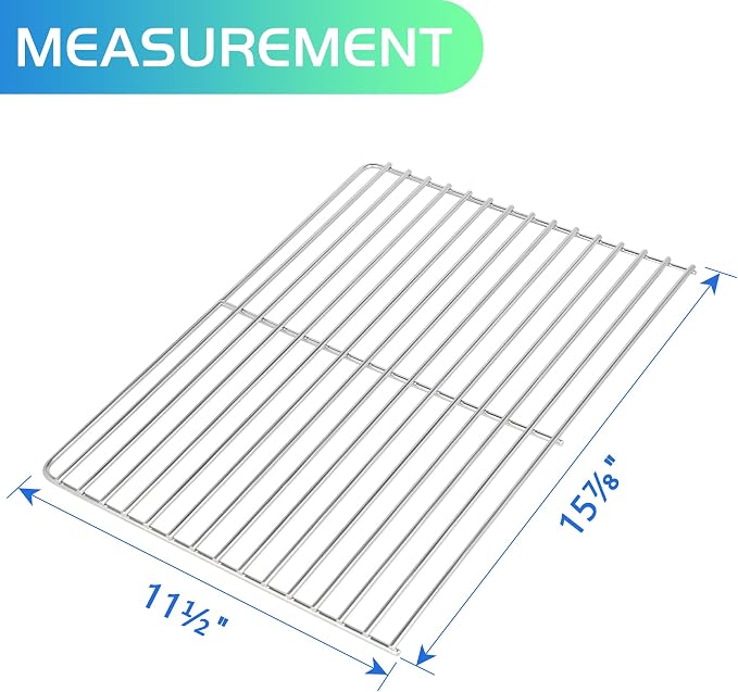 Ranger Grill Grate for Traeger Scout Trailhead Cooking Grates Portable Pellet Smoker Rack TFT18KLD TFT18PLDO TFT18KLH Grid Replacement Parts Accessory Tabletop Stainless Steel BBQ HDW422 KIT0824