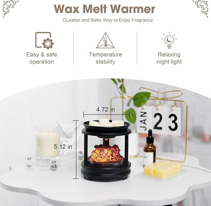 MOAFINA Wax Melt Warmer with Timer,Campfire Wax Warmer,4-in-1 Oil Burner Electric Candle Wax Warmer,Wax Warmer for Scented Wax Melts,Wax Melter Fragrance Warmer for Home Office Bedroom Gifts & Decor | 4-in-1 Electric Wax Melter & Oil Burner,Candle Wax ...