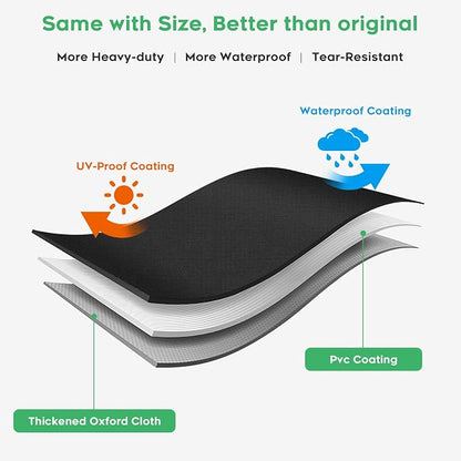 Heavy-Duty 600D Grill Cover fit for Weber Slate 36" Flat Top Griddle Grill，3400120 Weber Slate 36" Griddle Outdoor Waterproof Griddle Cover