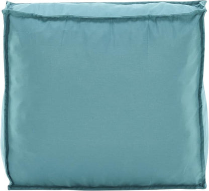 Christopher Knight Home Natty Outdoor Bean Bag Chair Set of 2, Fabric Bean Bag Chair for Adults and Kids, Indoor/Outdoor Sun Lounger, Patio Lounge Chair Set of 2, Teal
