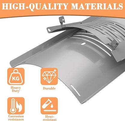 Flame Broiler Kit for Pit Boss Pellet Grills in PB1100, PB1000, PB1150 Series, Flame Broiler Slide Cover and Bottom Replacement Parts for Pit Boss PB1100PS1 Grill Replacement Parts