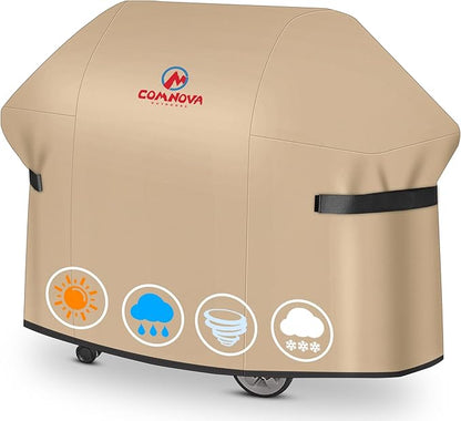 Comnova Grill Cover for Weber Summit 400 Series - 67 Inch BBQ Grill Cover Waterproof & Heavy Duty, 7108 Barbecue Cover for Weber Summit 470, Summit 420, 2022 Genesis S-325s and E-325s Grill Models