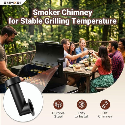 Pellet Grill Chimney Replacement Parts for Pit Boss 820 Series, 850 Series PB0820SP 10537 Grill Smoke Stack Replacement Parts for Pit Boss 850 820 PB0820SP PB700FB2