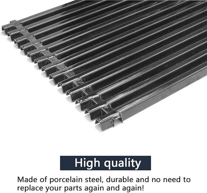 Hongso Replacement Parts for Weber Genesis Silver B & C, Genesis Gold B/C, Spirit E310 E320 700 Grills with Side Mounted Control, 17.4" Grill Grates 7525, 22.5" Flavorizer Bars 7536, Burner Tube Kit
