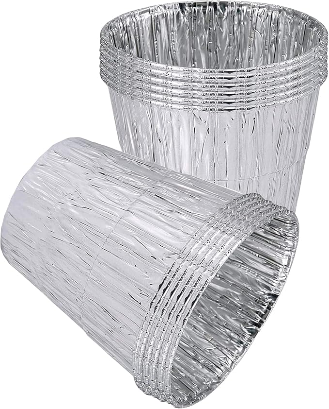 12 Pack Grease Bucket Liners with Pit Boss Grills 67292, Rec Tec Large Bucket, Z Grill Bucket, Drip Tray Liners for Traeger Timberline, Ironwood, Woodridge Pellet Grills and Flatrock 6.2”x 6.0”