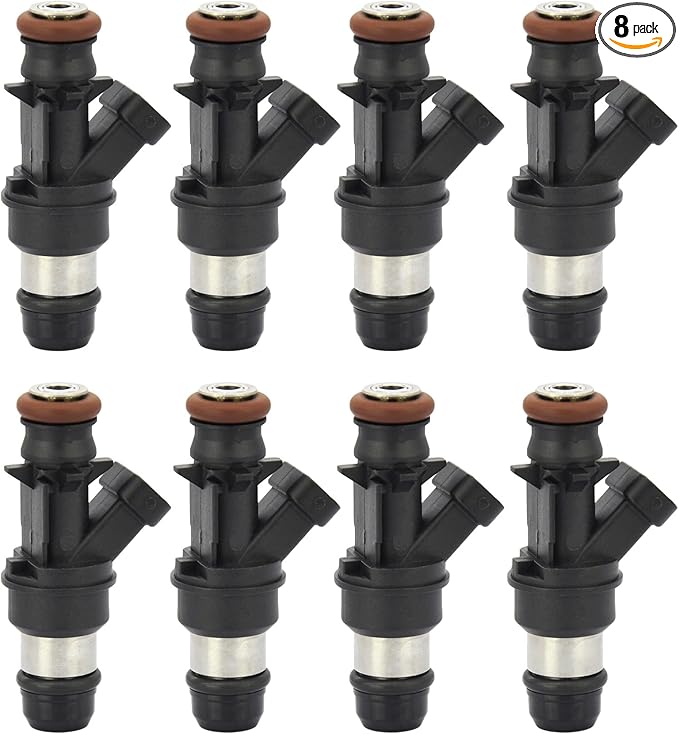 Fuel Injectors Compatible with 1999-2007 GMC Chevrolet Cadillac Hummer Isuzu Buick, Silverado Sierra Savana Express Yukon XL 1500 2500 3500 HD V8 4.8L 5.3L 6.0L Replace# FJ315, MP10006