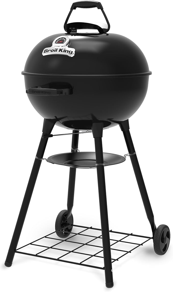 Broil King 401010 Kettle 22.5-IN Charcoal Grill in Black