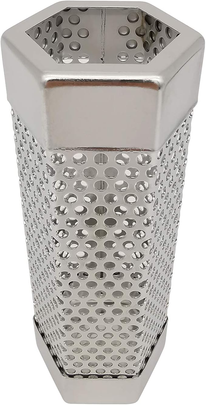 Smoker Smoke Tube Box for Pellets Grill, 304 Stainless Steel BBQ Cold Smoker Generator Tube, 2.5 Hours of Billowing Hot or Cold Smoking - 6" Hexagon - 2 Pack