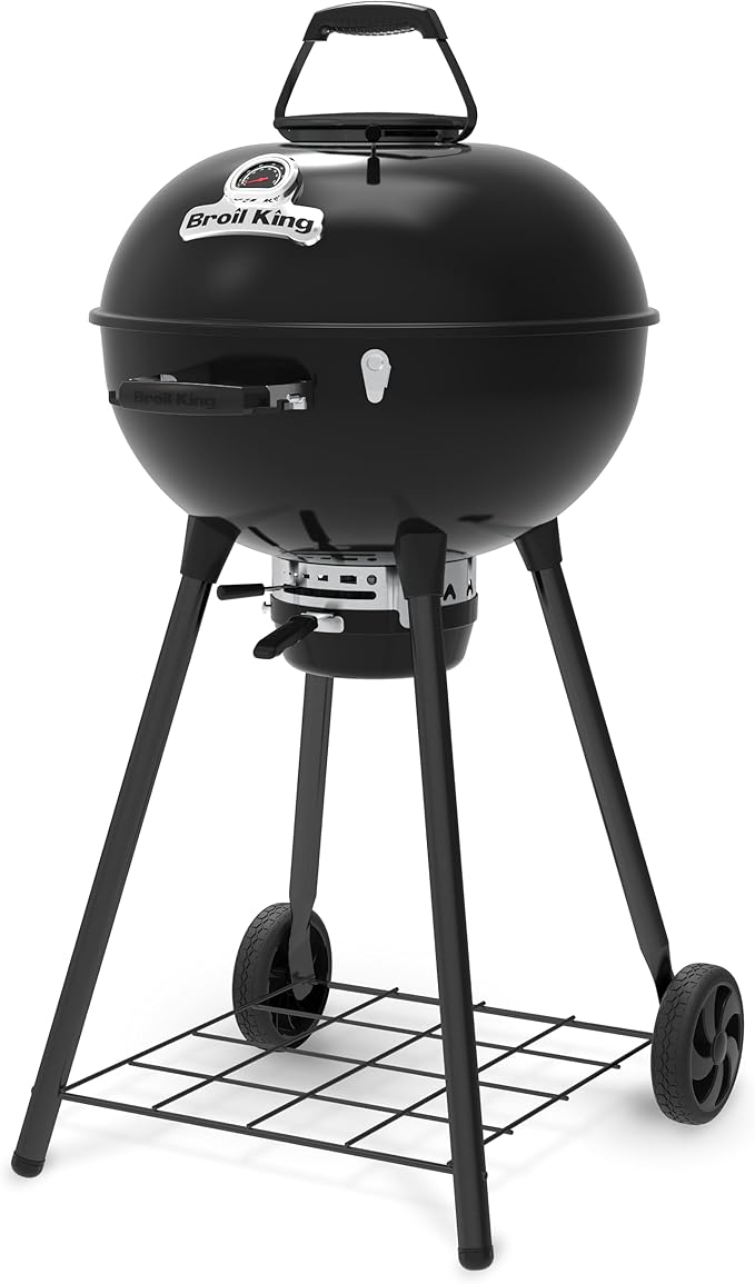 Broil King 401110B Kettle 22.5-IN Crown Charcoal Grill in Black