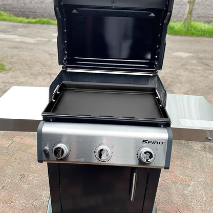 Full-Size Griddle Inserts for Weber Spirit & Spirit II 300 Series, Flat Top Grill Griddle for Weber Spirit S-310 S-320 E-310 E-320 GS4 Spirit II E-310, Rectangular Griddle Replace for 6787