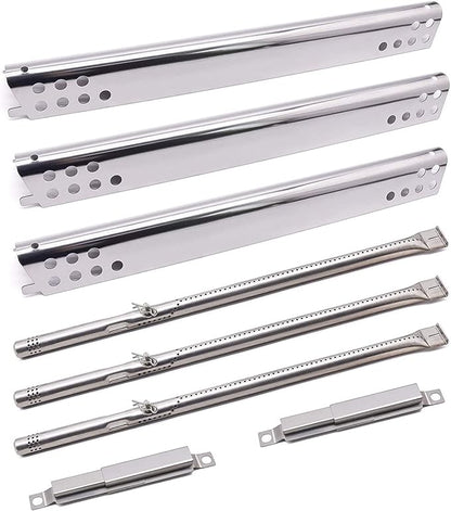 Grill Replacement Parts for Charbroil Advantage 3 Burner 463343015, 463335115, 463435115, 463436815, 463370015, 2 Burner 463642116, 463642015 Models. Grill Burners, Heat Plates and Crossover Tubes