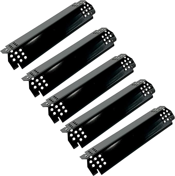 DP148 5pk Grill Heat Plates for Home Depot Nexgrill 720-0830H, 5 Burner 720-0888, 720-0888N, 720-0882A, 720-0882S, 6 Burner 720-0896B, 720-089 Gas Grill, Burner Cover, Flame Tamer