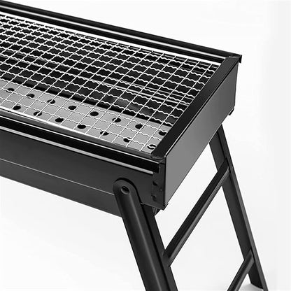 Charcoal Grills Outdoor Portable Folding BBQ Grill Home Charcoal Grill Stove Camping BBQ Barbecue Shelf Mini Charcoal Stove