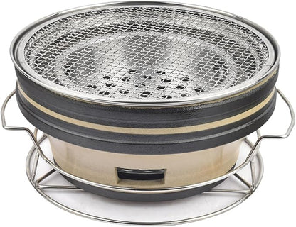 Portable Pottery Barbecue Stove, Clay Charcoal Stove, Multifunctional BBQ Grill Outdoor Charcoal Stove, Cooking Accessories for Outside BBQ Picnic Hiking Patio