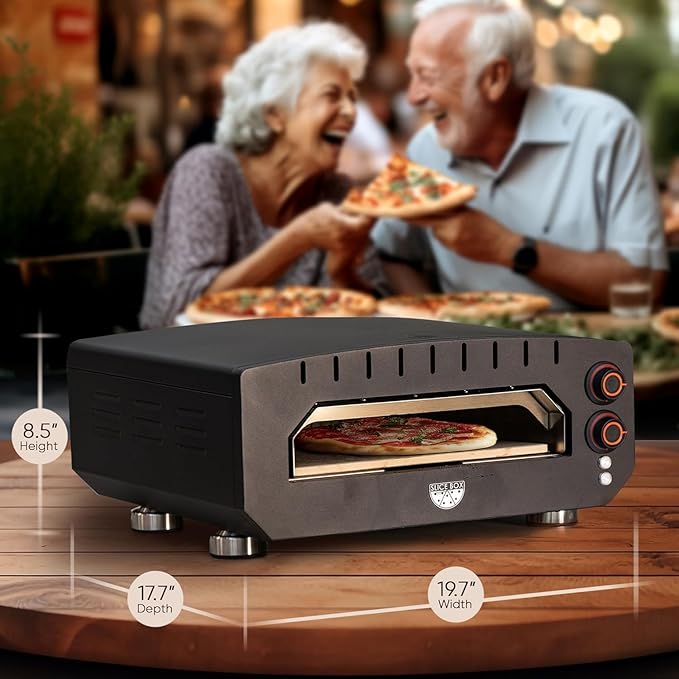 Fire Sense 67970 Slice Box Outdoor Electric Pizza Oven