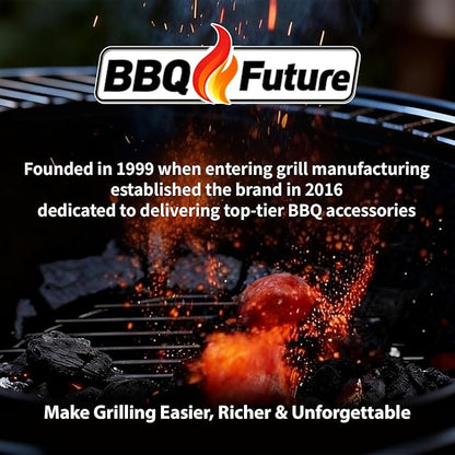 Organizer Kit for Weber Grills - Paper Towel Holder, Garbage Bag Holder for Weber Slate Griddle and Spirit Series(2025 Models) Grills, 3400106 Grill Accessories for Works Side Rail, Barbecue Utensils