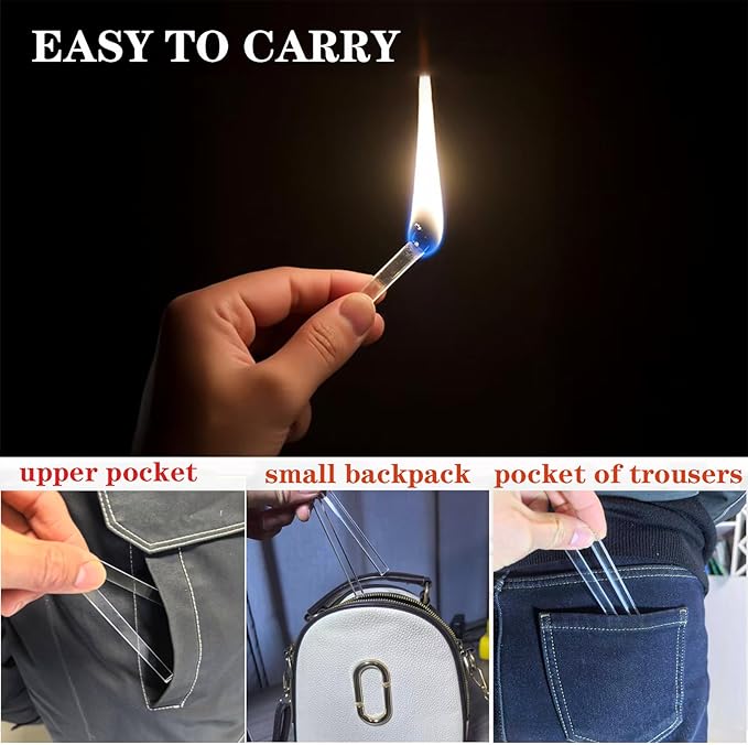 Fire Starter 50 pcs- Natural Fire Starters for Indoor Fireplace Long-Burning Charcoal Starters - Odorless Firestarters for Wood Stove, Chimney, Campfires & Grill - Quick Ignite