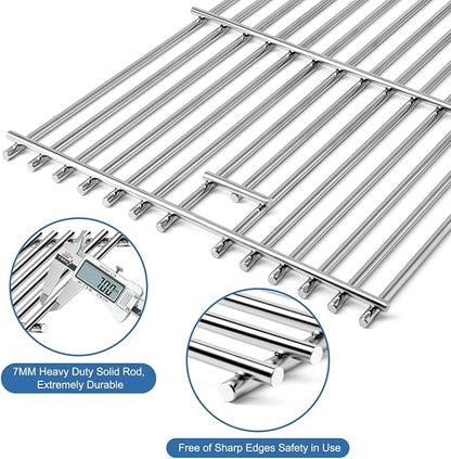 Criditpid Grill Replacement Parts for Nexgrill 720-0925P 720-0925, Grill Heat Plates Shields, Burner Tubes and Igniter, Grill Grates Kit for Nexgrill 720-0925P 4 Burner Gas Grill.