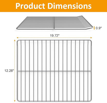 Cooking Grate Replacement for Masterbuilt Electric Smoker Racks 30 Inch, 14.6" x 12.2" 3 Pack Stainless Steel Grids Compatible with Masterbuilt Smoker Grates Parts