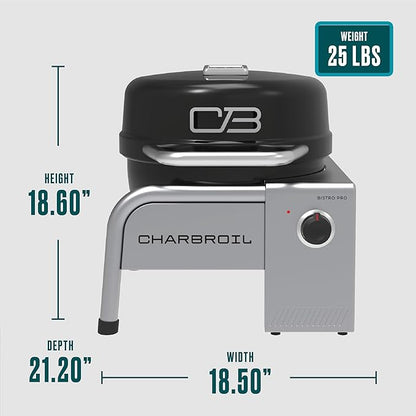 Charbroil Bistro Pro Tabletop Electric Grill, Black - 25302149
