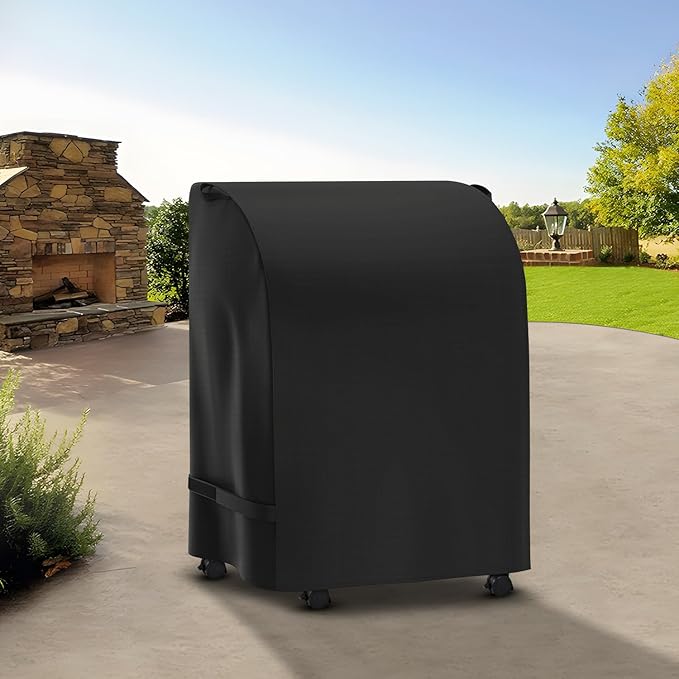SunPatio 2 Burner Gas Grill Cover 32 inch, Waterproof Small BBQ Grilling Cover, Compatible with Weber Char-Broil Nexgrill and More Grills with Collapsed Side Tables, All Weather Protection
