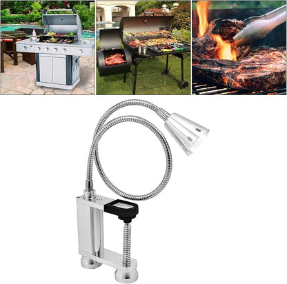 Light Attaches Magnetically Surface Adjustable Gooseneck BBQ Lamps