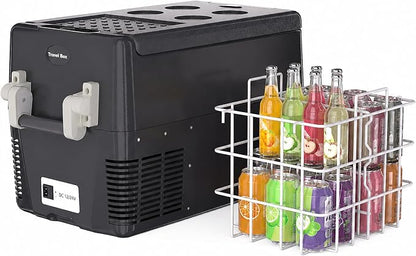 Garvee 33QT Electric Cooler, 12V Portable Car Refrigerator with Handle | -4℉ to 50℉ Truck Refrigerator, Car Fridge with AC/DC Power for Camping, RV, Road Trips & Outdoor Travel