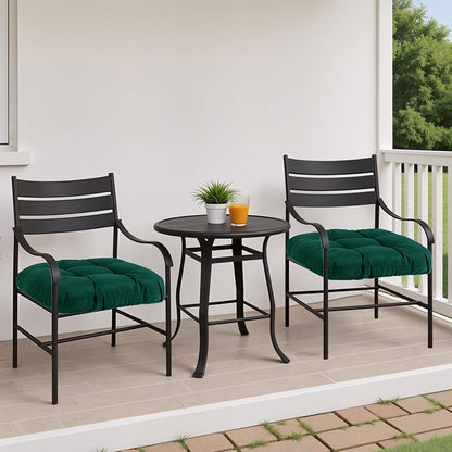 MTMR 2Pcs Outdoor Chair Cushions, Patio Furniture Seat Pads, Waterproof | 2Pcs , waterproof cover, PP cotton, u-shaped, no-fading, thick patio seat pads for outdoor wicker furniture in yard, 19x19x4