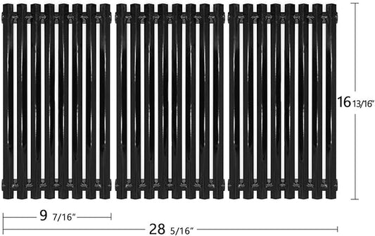Hongso 16 13/16" Porcelain Grill Grates Replacement Parts for Charbroil Classic, Advantage 4 Burner 463436215 463420508 463461614 463460708 463439914, Kenmore 463420507, Master Chef, Thermos Gas Model