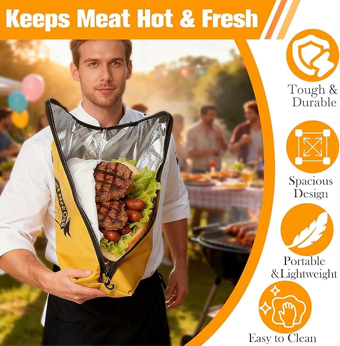 BBQ Meat Resting Blanket - Insulated Reusable Smoker Resting Bag, Perfect BBQ Gift for Men, Dad, Husband | Ideal for Father’s Day, Birthday & Christmas